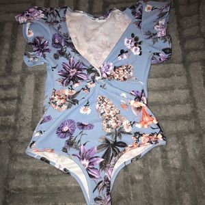 Floral onesie